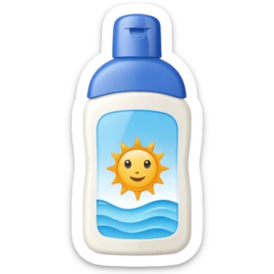 sunscreen sticker