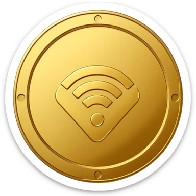 wifi money coin  sticker