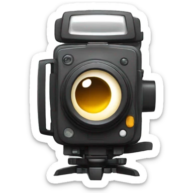 camera flash sticker