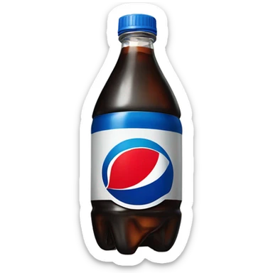 a pepsi bottle sticker