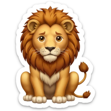 Lion eta  sticker