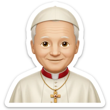 John Paul II From Poland sticker