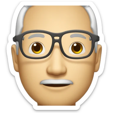 singaporean-taiwanese-glasses-uncle sticker