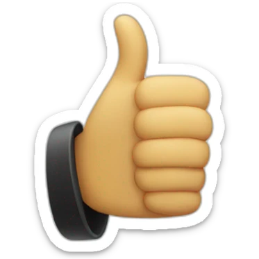 tesak thumbs up sticker