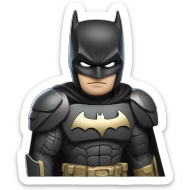 Batman playing warzone sticker
