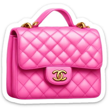 pink chanel bag sticker