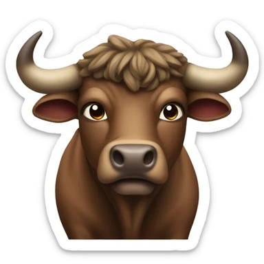 Bull sticker
