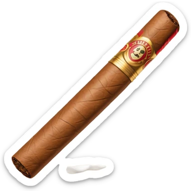 Cigar blunt sticker