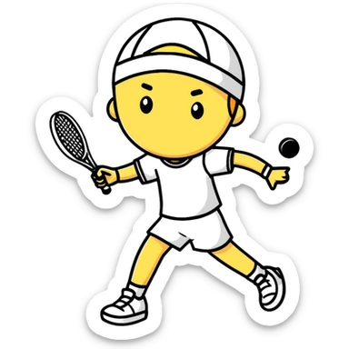 Tennis sticker