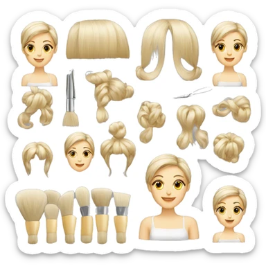 cosmetology services sticker