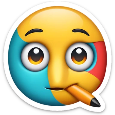 snipes app logo, simple and recognizable emoji style sticker