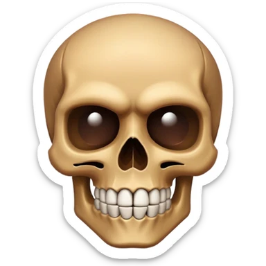 Tête de mort brawlstars  sticker