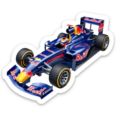 formula one redbull sticker