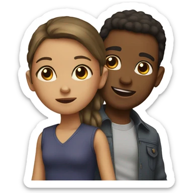 Brother and sister  sticker