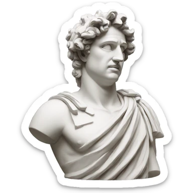 greek sculpture politic  sticker