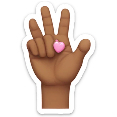 A pinky promise  sticker