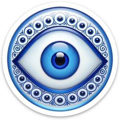 evil eye souvenir sticker