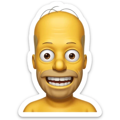 the simpsons, Different every character, only one at a time. sticker