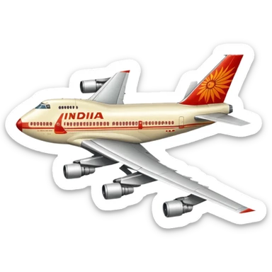 Air India b747 old with gears sticker