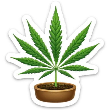 Cannabis sticker