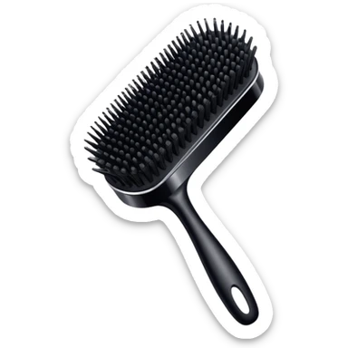 Hair brush that says Dior sticker