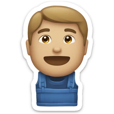 Bote derramado de judias sticker