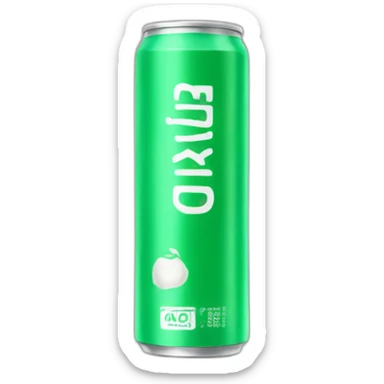 energy drink with name deleted sticker