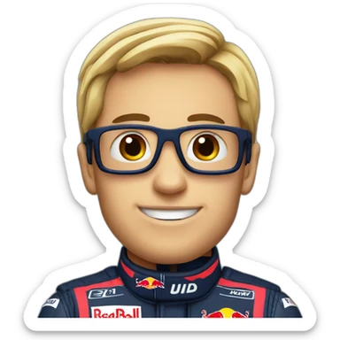 F1 redbull sticker