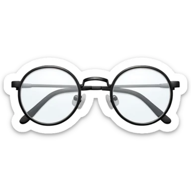 Reading glasses sticker