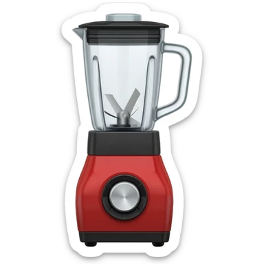 Red and Black Blender sticker