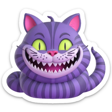 Cheshire Cat from Alice in Wonderland sticker