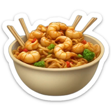 Chinese food sticker
