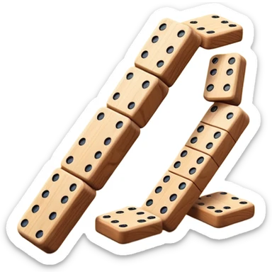Domino Effect sticker