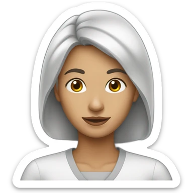 Une femme voilee sticker