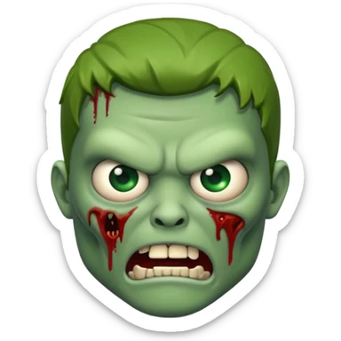 Zombie Memoji sticker