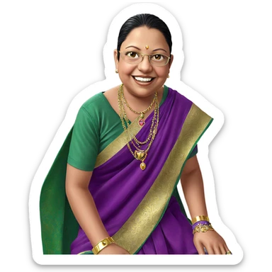 smiling boy with jewelry sticker