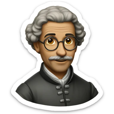 16th century scientist chemistry sticker