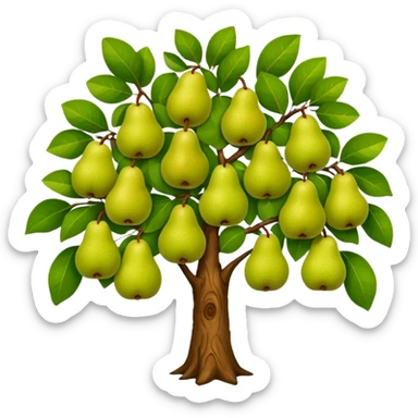 Pear Tree sticker