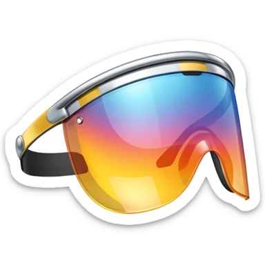 do default text "visor" sticker