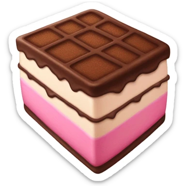 neopolitan icecream sandwich sticker