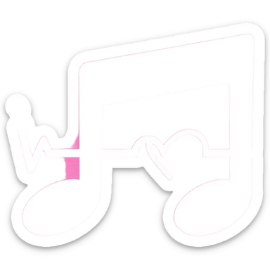 Icône Prendre son rythme. Pink aesthetic Girly sticker