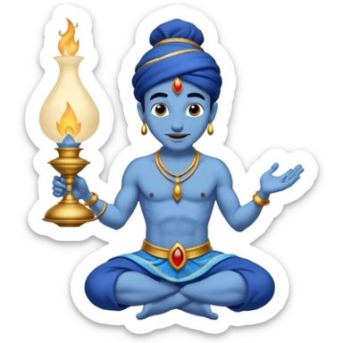 JO HUKUM MERE AAKA ALADDIN JINN EMOJI WHERE JINN COMES FROM IN LAMP sticker