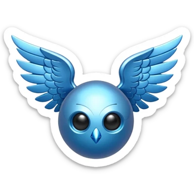 Blue Snitch from snitch and lilo sticker