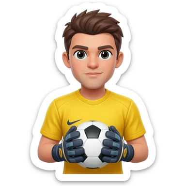 make a football goalkeeper emoji please sticker
