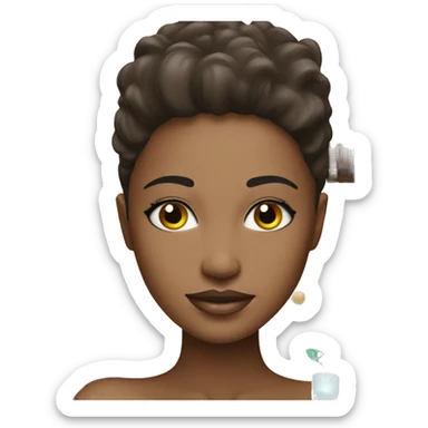 luxury skincare products sticker