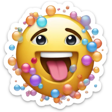 instagram icon with bubbles sticker