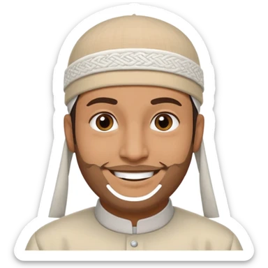muslim man sticker