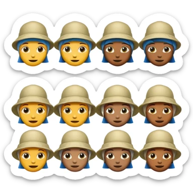 Emojis ovnis type discord avec un bob type jul avec différentes expressions sticker