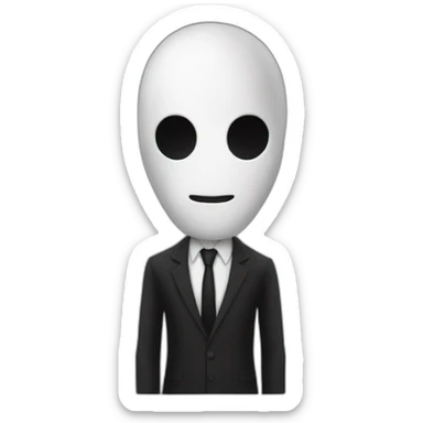 slenderman sticker