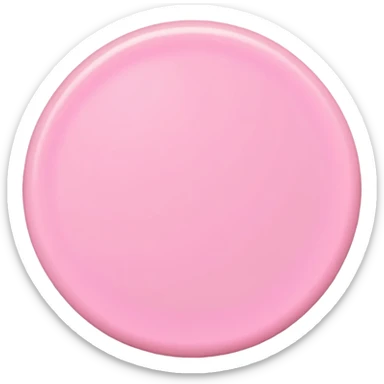 Blank pink circle sticker